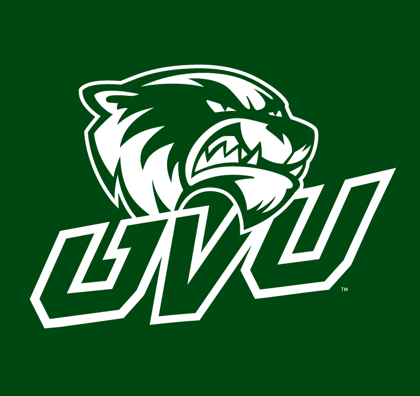 Utah Valley Wolverines 2012-Pres Alternate Logo v3 diy DTF decal sticker